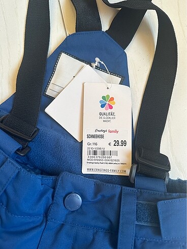 Diğer Çocuk Kar pantolunu sıfır 116 5-6 yaş