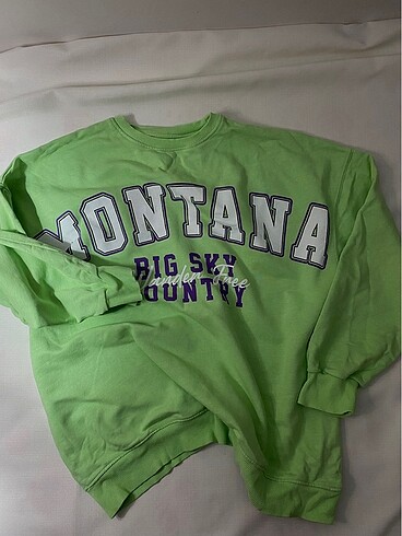 GRIMELANGE oversize yeşil sweatshirt - Görsel 2