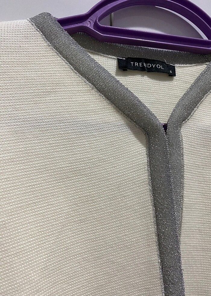 krem triko hırka - Görsel 3