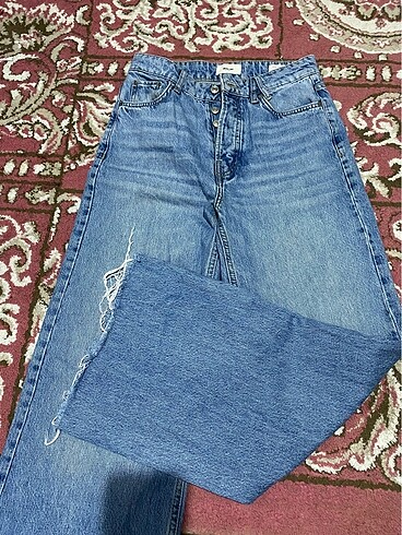 geniş paça jean