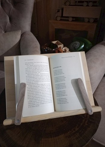 Ahşap Kitap Okuma Standı - Görsel 5