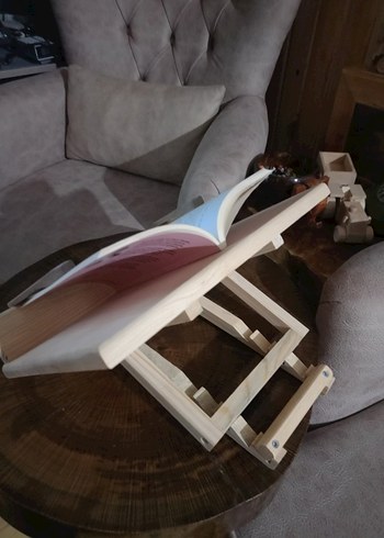 Ahşap Kitap Okuma Standı - Görsel 4