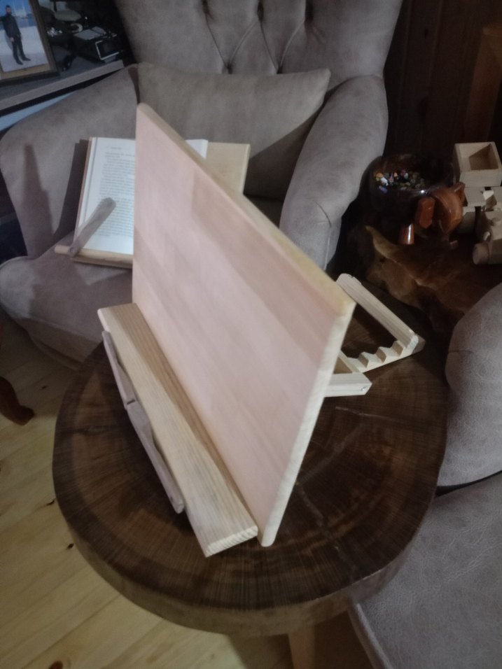 Ahşap Kitap Okuma Standı - Görsel 2