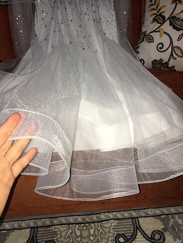 l Beden beyaz Renk Beyaz nikah nişan elbisesi abiye