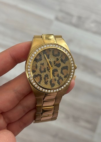 guess kadın saat W10606L1 leopar
