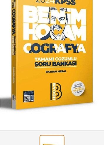 Benim Hocam Coğrafya Soru Bankası 