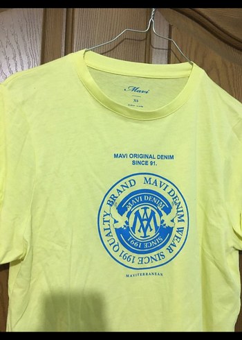 Mavi Jeans mavi marka logolu tişört