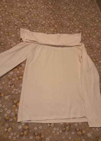 Bershka Bej Uzun Kollu Kayık Yaka Kadın bliz