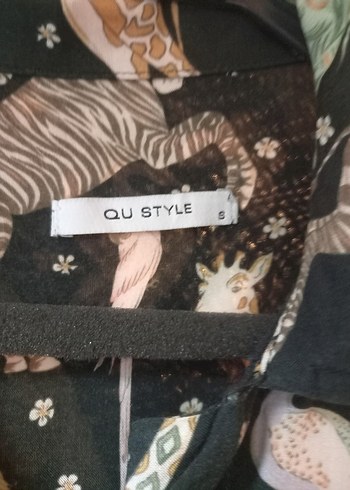 Bohem Çok Renkli Desenli Kadın Gömlek - Görsel 3