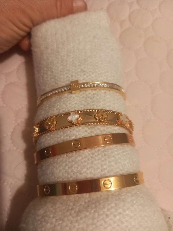 Bohem Şıklığında Işıltılı çelik bileklik - Görsel 3