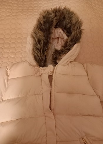 Bebek Kız Beyaz Kürklü Tulum - Görsel 2