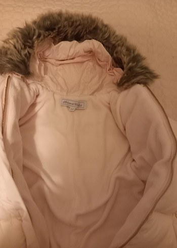 Bebek Kız Beyaz Kürklü Tulum - Görsel 5