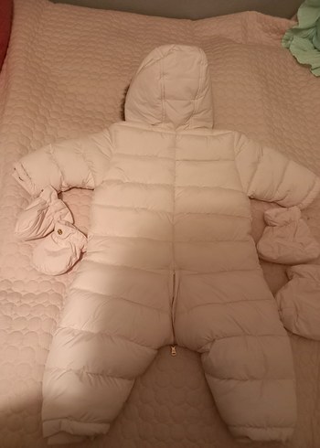 Bebek Kız Beyaz Kürklü Tulum - Görsel 6