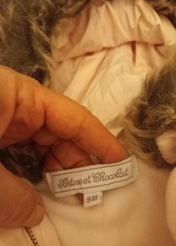 Bebek Kız Beyaz Kürklü Tulum - Görsel 4