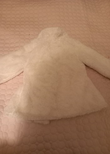 Beyaz Peluş kiz bebek 9 aylik - Görsel 3