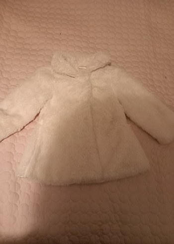 Beyaz Peluş kiz bebek 9 aylik - Görsel 4