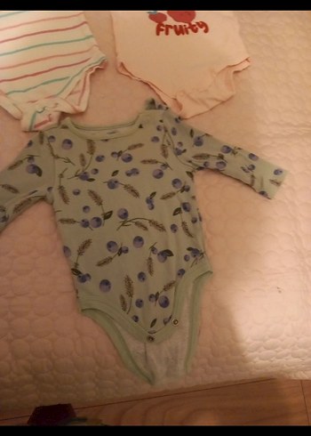 Nakışlı Dantel Detaylı Bebek Kız Body Seti - Görsel 5