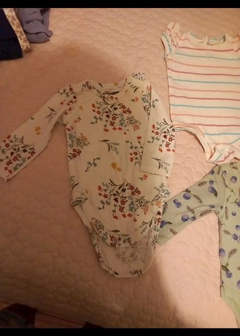 Nakışlı Dantel Detaylı Bebek Kız Body Seti - Görsel 4