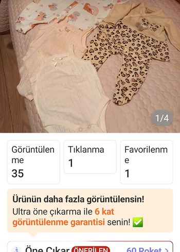 Leopar Desenli V Yakalı Bebek Body - Görsel 4