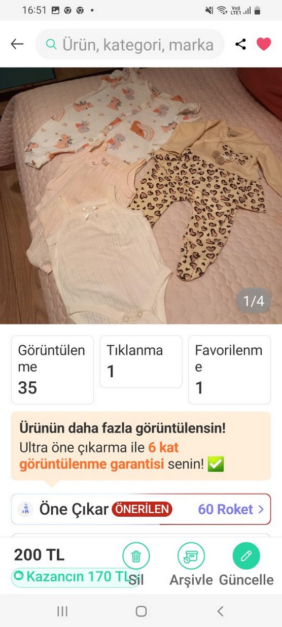 Leopar Desenli V Yakalı Bebek Body - Görsel 4