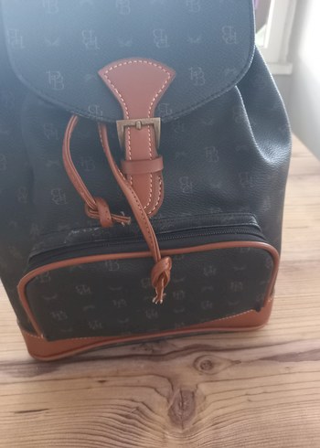 Kahverengi Deri Kadın Sırt Çantası - Görsel 2