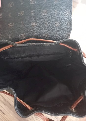 Kahverengi Deri Kadın Sırt Çantası - Görsel 6