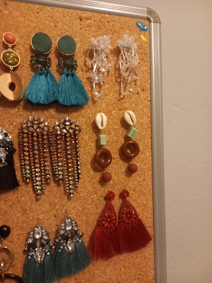 Bohem Çok Renkli Boncuklu Küpe Seti - Görsel 2