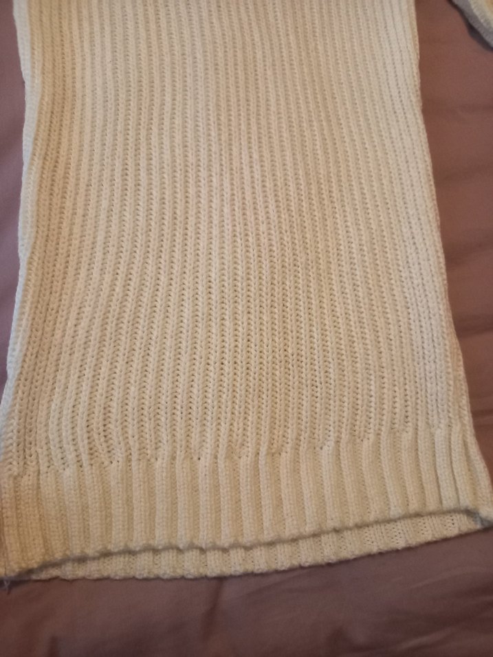 Beyaz Kadın Triko Uzun Kollu Kazak - Görsel 3