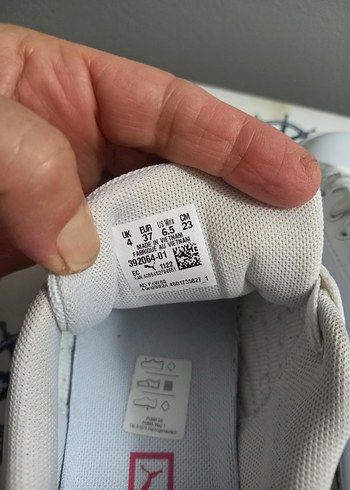 Beyaz Platform Topuklu Bağcıklı Kadın Spor Ayakkabı - Görsel 4