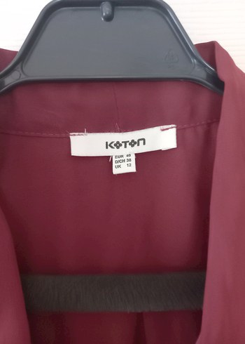 40 Beden bordo Renk koton 40 beden ofis tarzi gomlek
