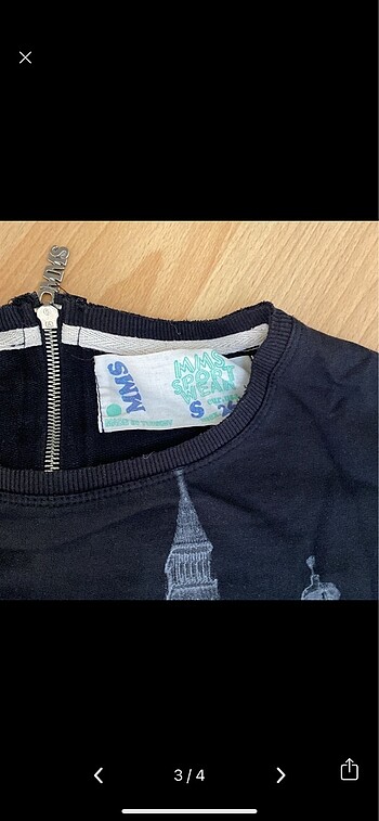 m Beden LONDON BASKILI SWEAT