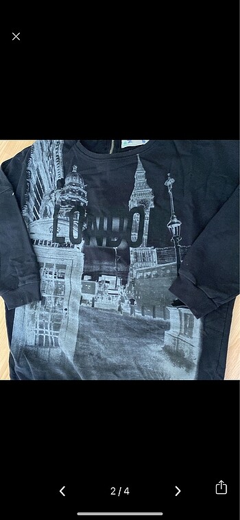 Diğer LONDON BASKILI SWEAT
