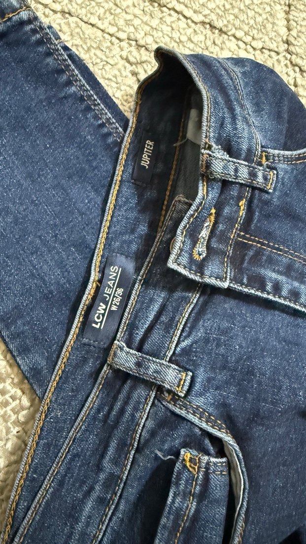 Lacivert Kadın Denim Slim Fit Jean - Görsel 2