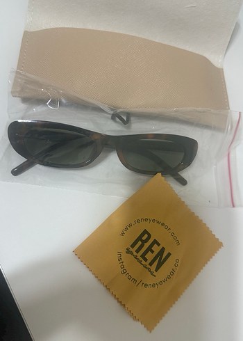 REN EYWEAR İnce Slim Tasarım leopar Ysl model Gözlük - Görsel 3