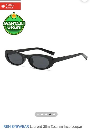 REN EYEWEAR siyah YSL model İnce Çerçeveli Gözlük - Görsel 4