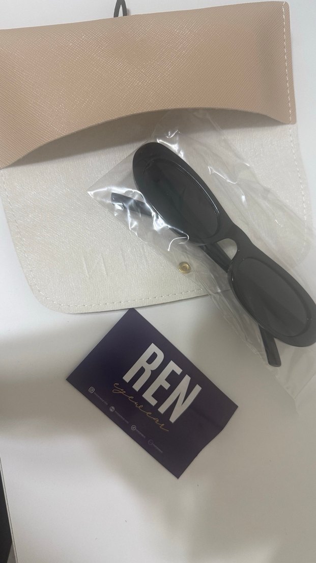 REN EYEWEAR siyah YSL model İnce Çerçeveli Gözlük - Görsel 3