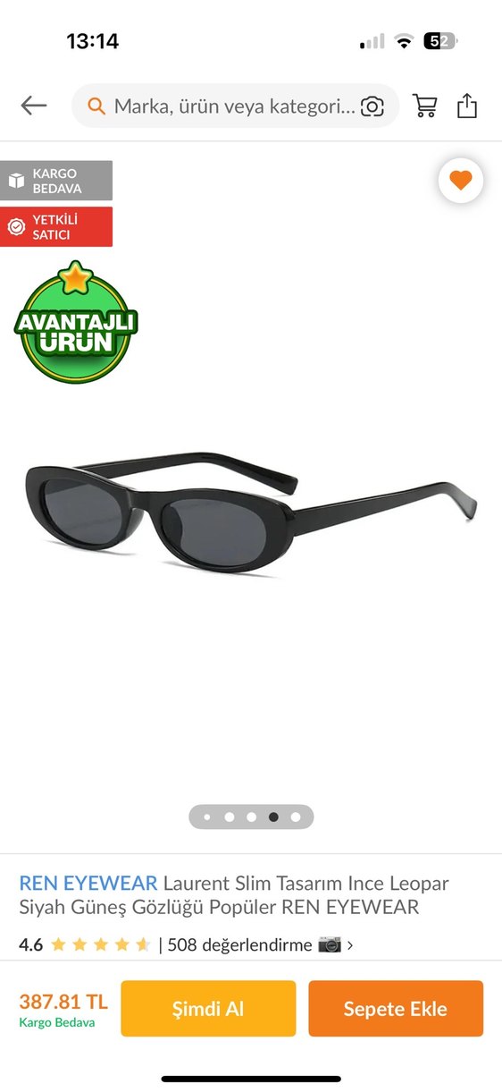 REN EYEWEAR siyah YSL model İnce Çerçeveli Gözlük - Görsel 4