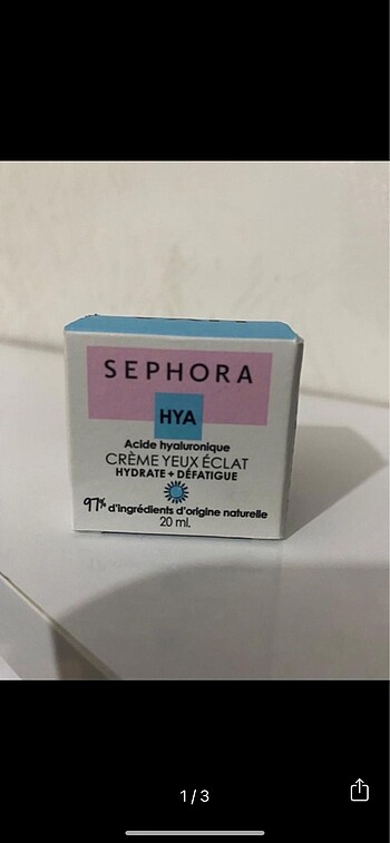 Sephora aydınlatıcı göz kremi