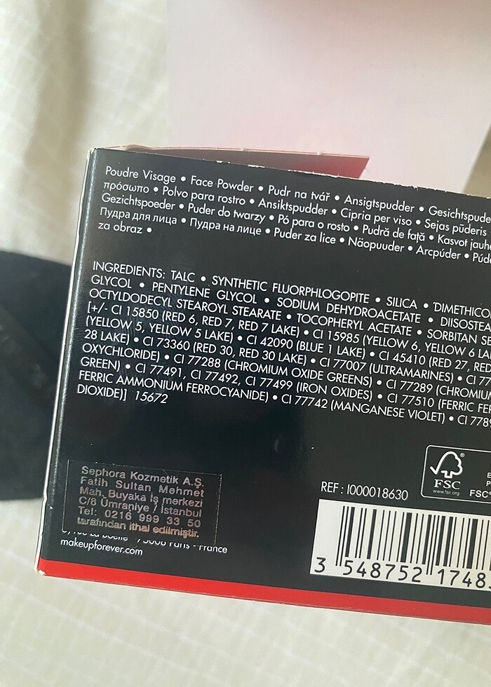 Makeup forever sabitleme pudrası - Görsel 2