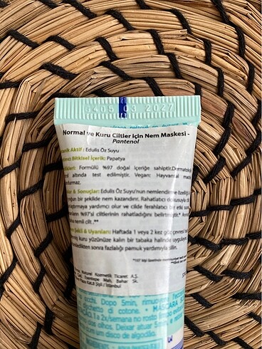 Beden Yves Rocher hydra vegetal nem maskesi