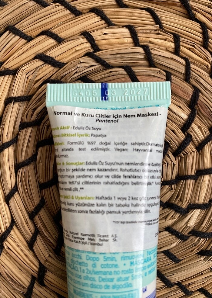 Yves Rocher hydra vegetal nem maskesi - Görsel 3