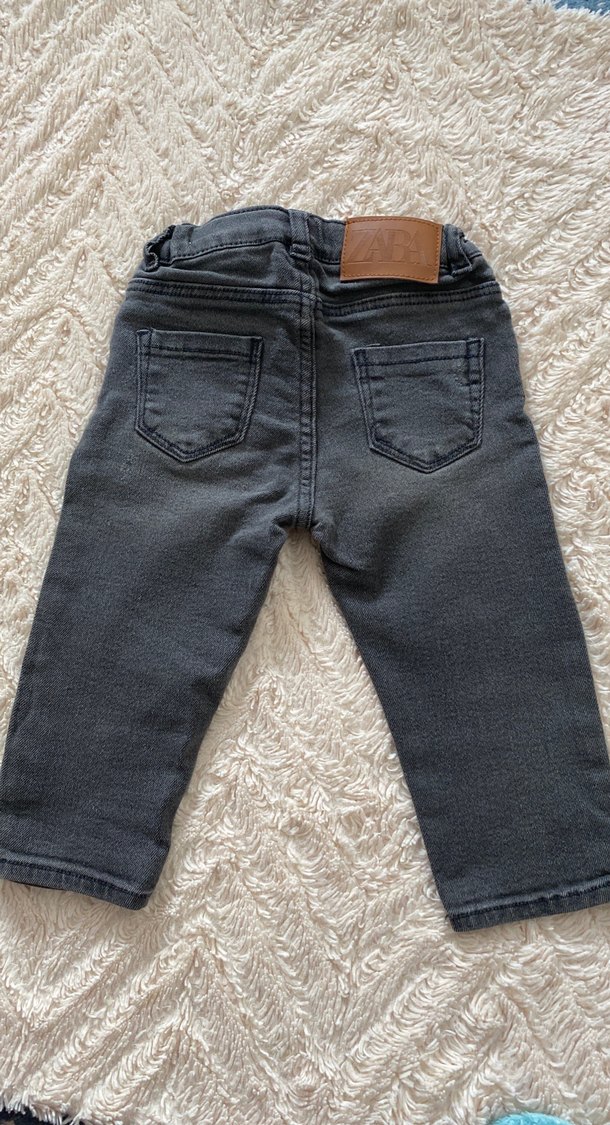 Gri Erkek Çocuk Denim Pantolon - Görsel 2