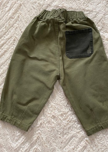 Erkek Çocuk Bol Kesim Kemerli Pantolon - Görsel 2