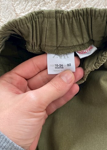 Erkek Çocuk Bol Kesim Kemerli Pantolon - Görsel 3