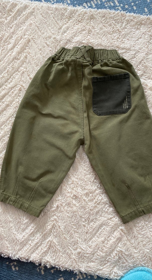 Erkek Çocuk Bol Kesim Kemerli Pantolon - Görsel 2