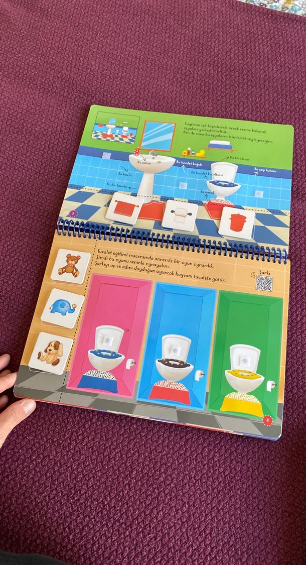 Cırt Cırtlı Tuvalet Eğitimi Kitabı - Görsel 2