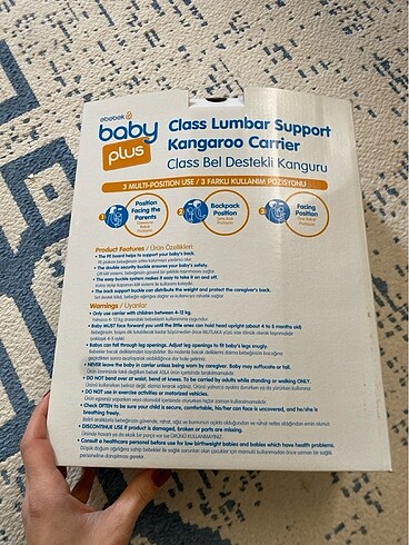 Baby plus bel destekli kanguru - Görsel 2
