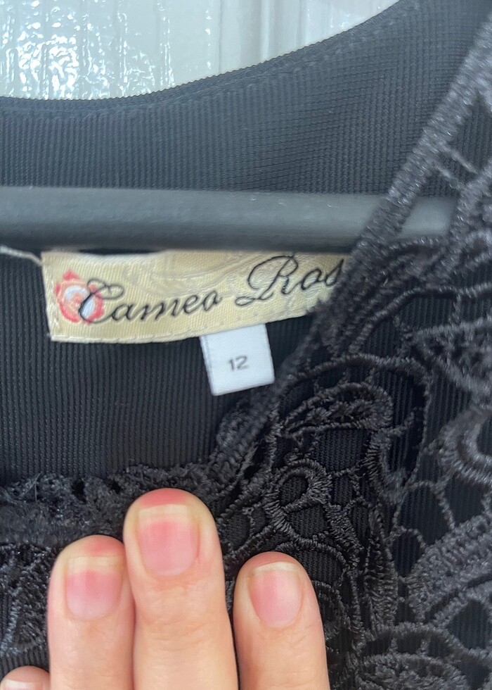 Tül detaylı abiye - Görsel 2