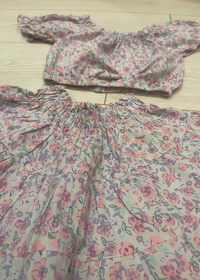 Çiçekli Kız takımı - Görsel 3