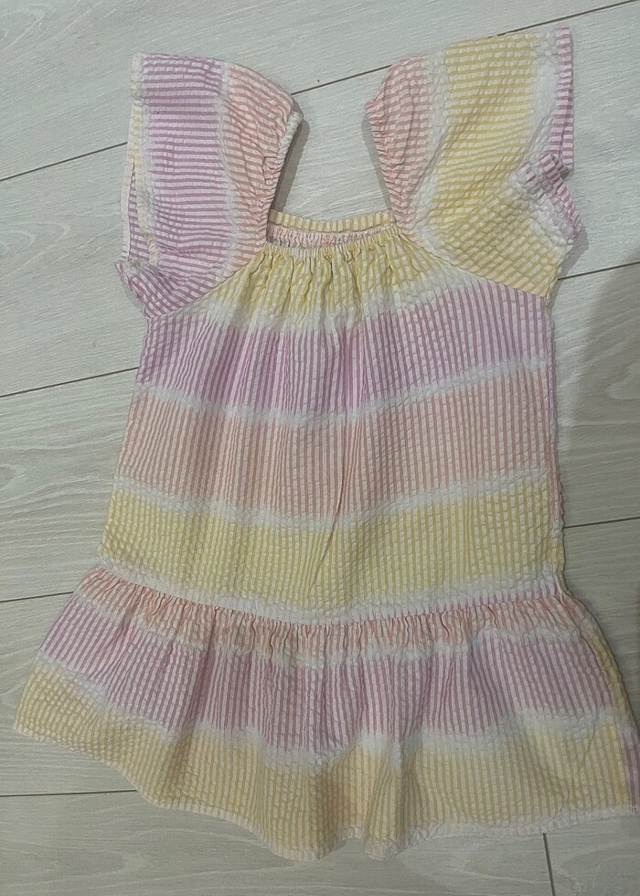 Bürümcük kumaş  elbise - Görsel 2